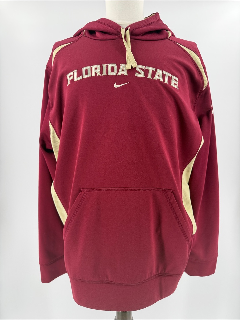 Nike Florida State Crewneck Hoodie with Cream Accents